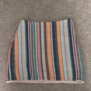 H&M colorful striped skirt.